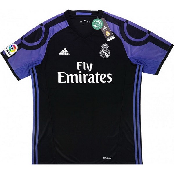 Authentic Camiseta Real Madrid 3ª Retro 2016 2017 Negro